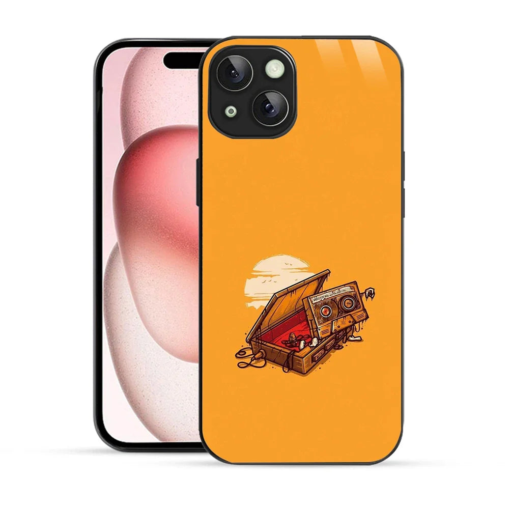 Bornstud Retro Cassette Vibes Printed Case for iPhone 15 Plus