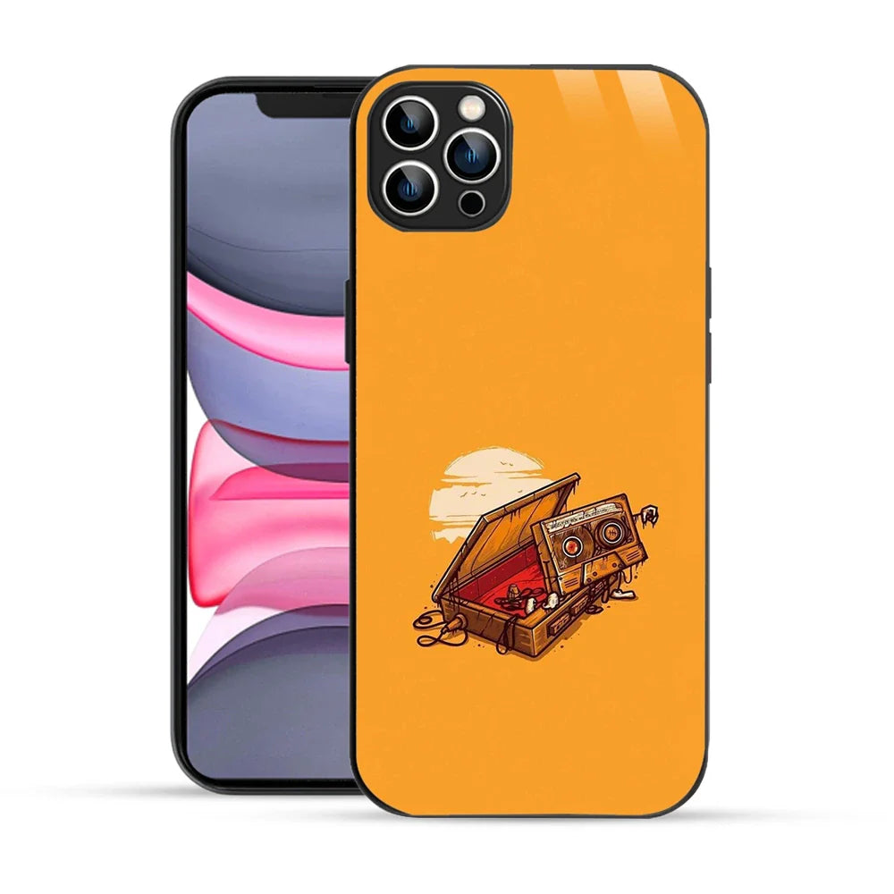 Bornstud Retro Cassette Vibes Printed Case for iPhone 11 Pro
