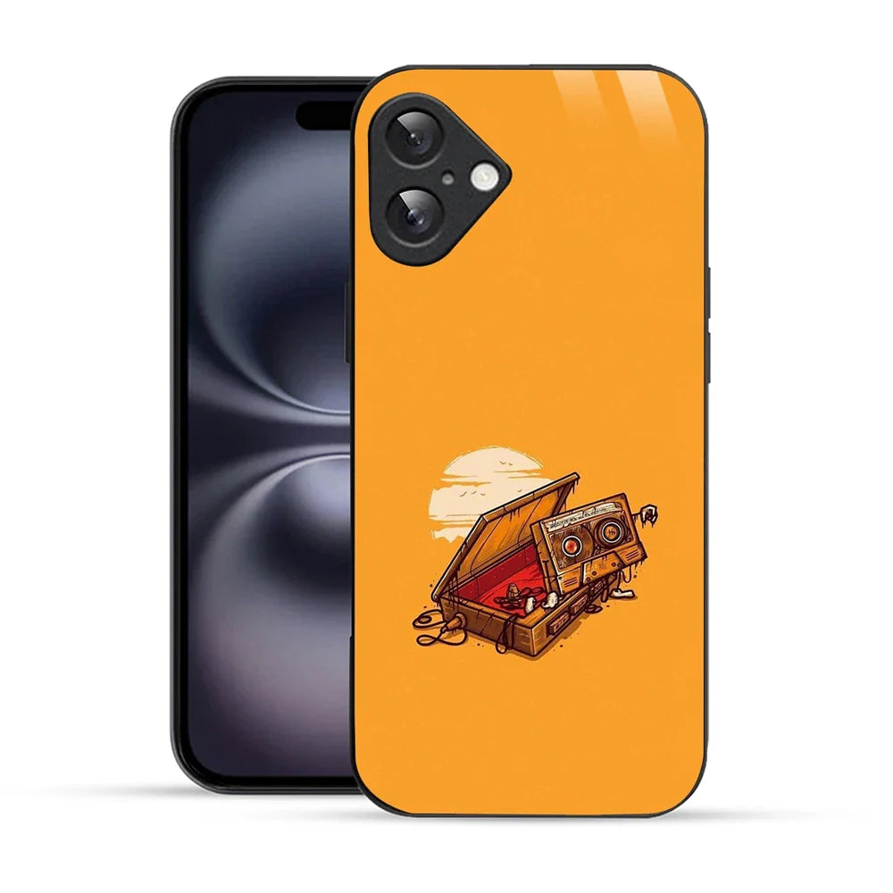 Bornstud Retro Cassette Vibes Printed Case for iPhone 16 Plus
