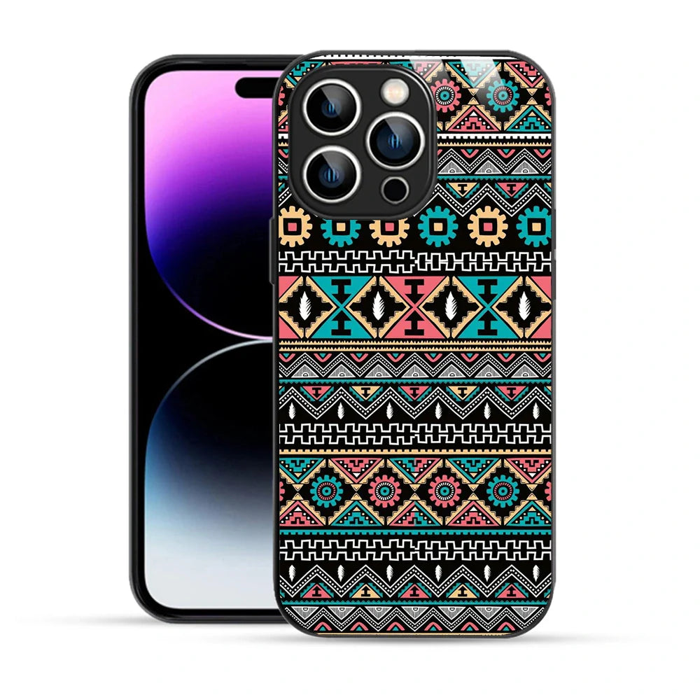 Bornstud Tribal Mosaic Printed Case for iPhone 14 Pro Max