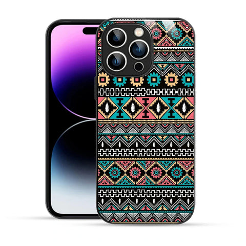 Bornstud Tribal Mosaic Printed Case for iPhone 14 Pro