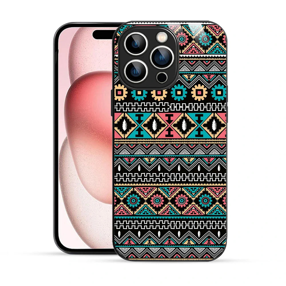 Bornstud Tribal Mosaic Printed Case for iPhone 15 Pro Max