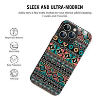 Bornstud Tribal Mosaic Printed Case for iPhone 15 Pro Max