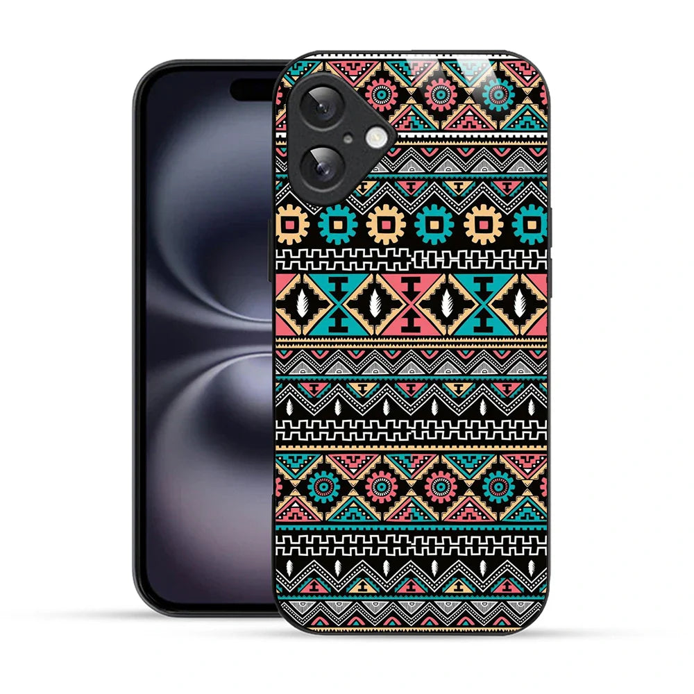 Bornstud Tribal Mosaic Printed Case for iPhone 16 Plus