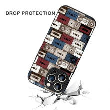 Bornstud Retro Tape Stack Printed Case for iPhone 13 Pro Max