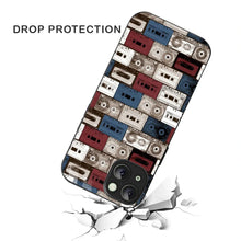 Bornstud Retro Tape Stack Printed Case for iPhone 14 Plus
