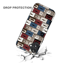 Bornstud Retro Tape Stack Printed Case for iPhone 16