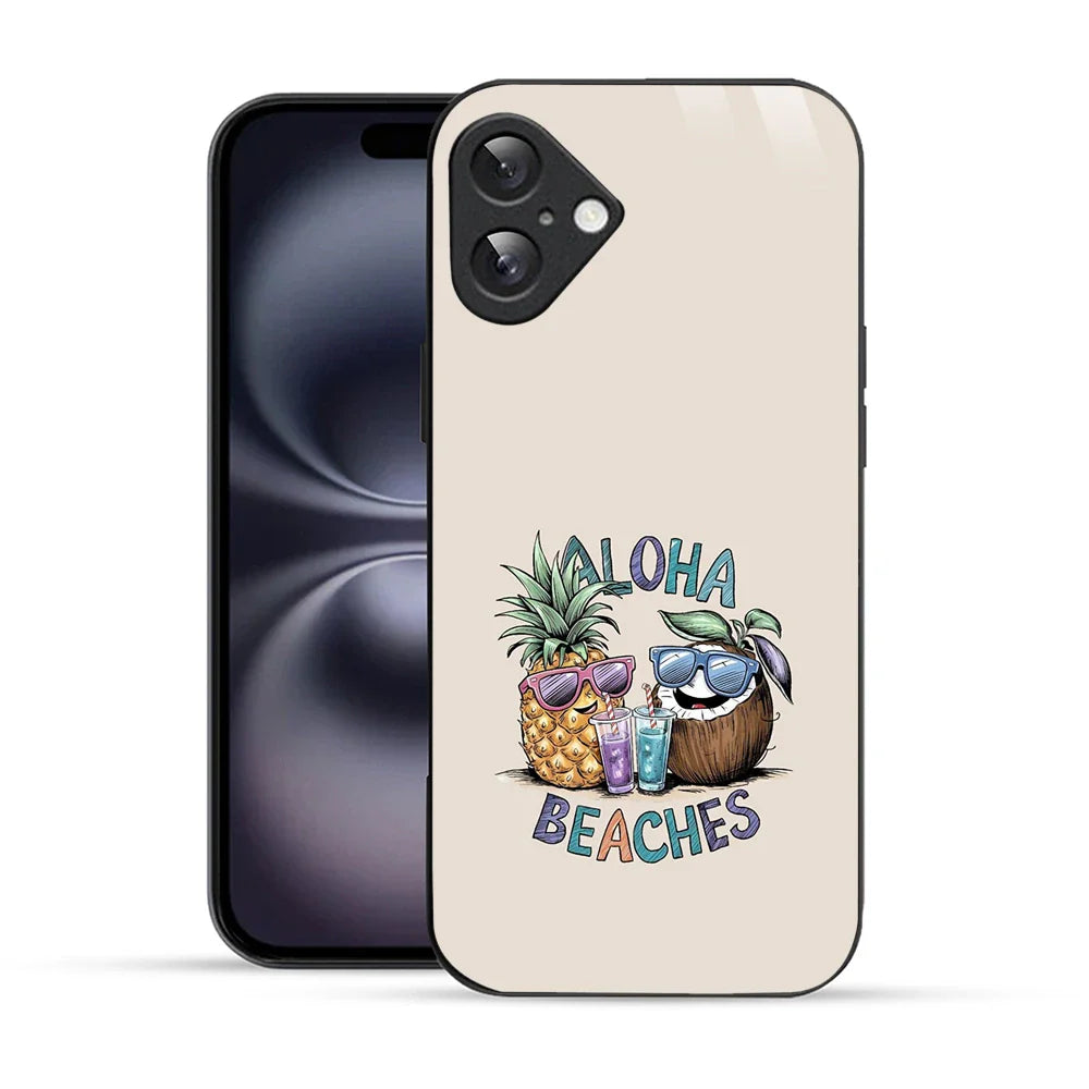 Bornstud Aloha Vibes Printed Case for iPhone 16 Plus