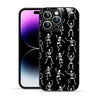 Bornstud Dancing Skeletons Printed Case for iPhone 14 Pro Max