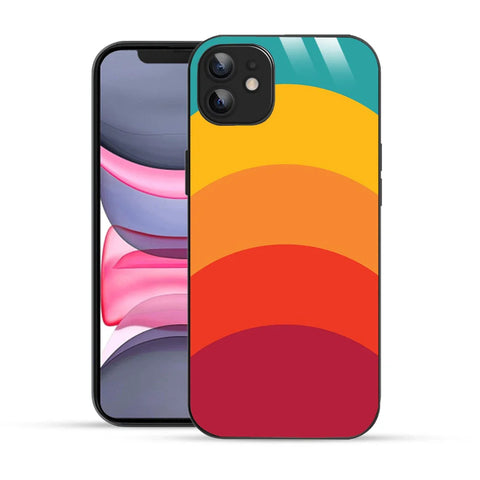 Bornstud Retro Sunset Printed Case for iPhone 11