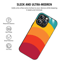 Bornstud Retro Sunset Printed Case for iPhone 14 Pro Max
