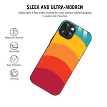 Bornstud Retro Sunset Printed Case for iPhone 15