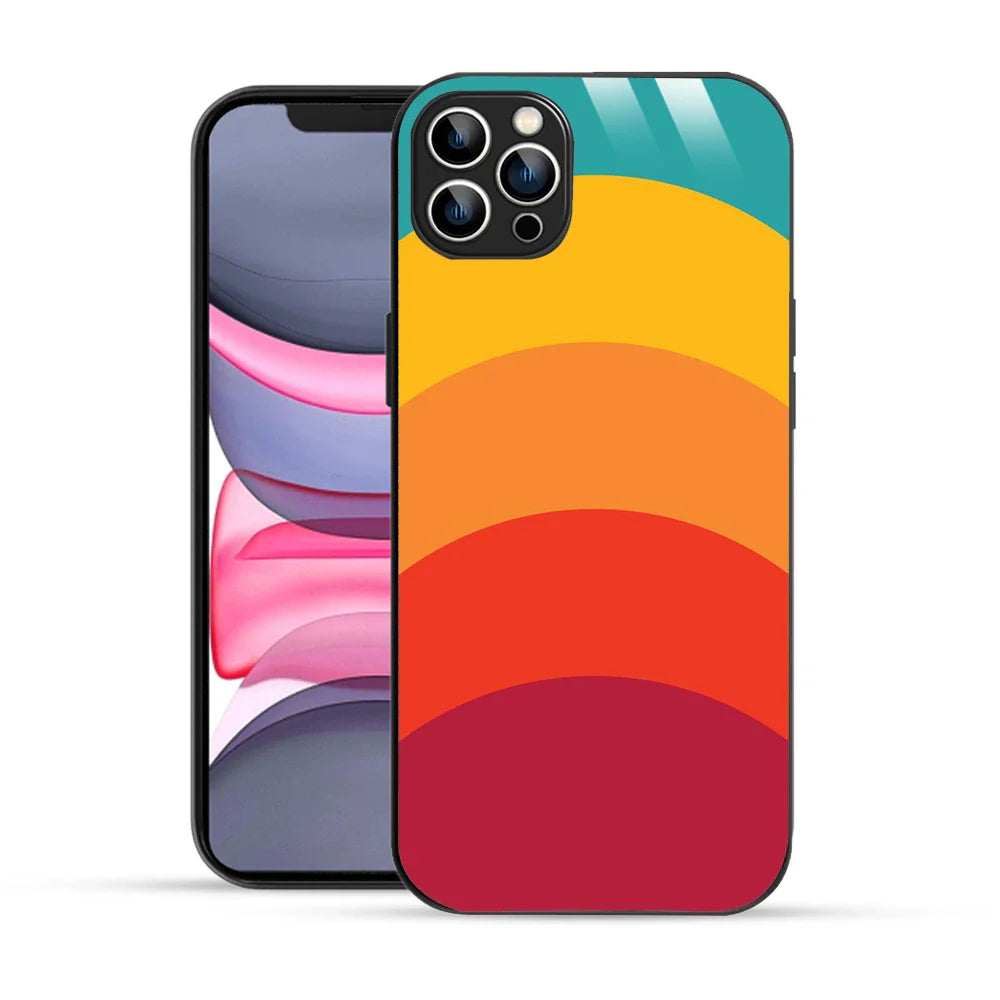 Bornstud Retro Sunset Printed Case for iPhone 11 Pro