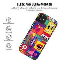 Bornstud Pop Art Collage Printed Case for iPhone 11
