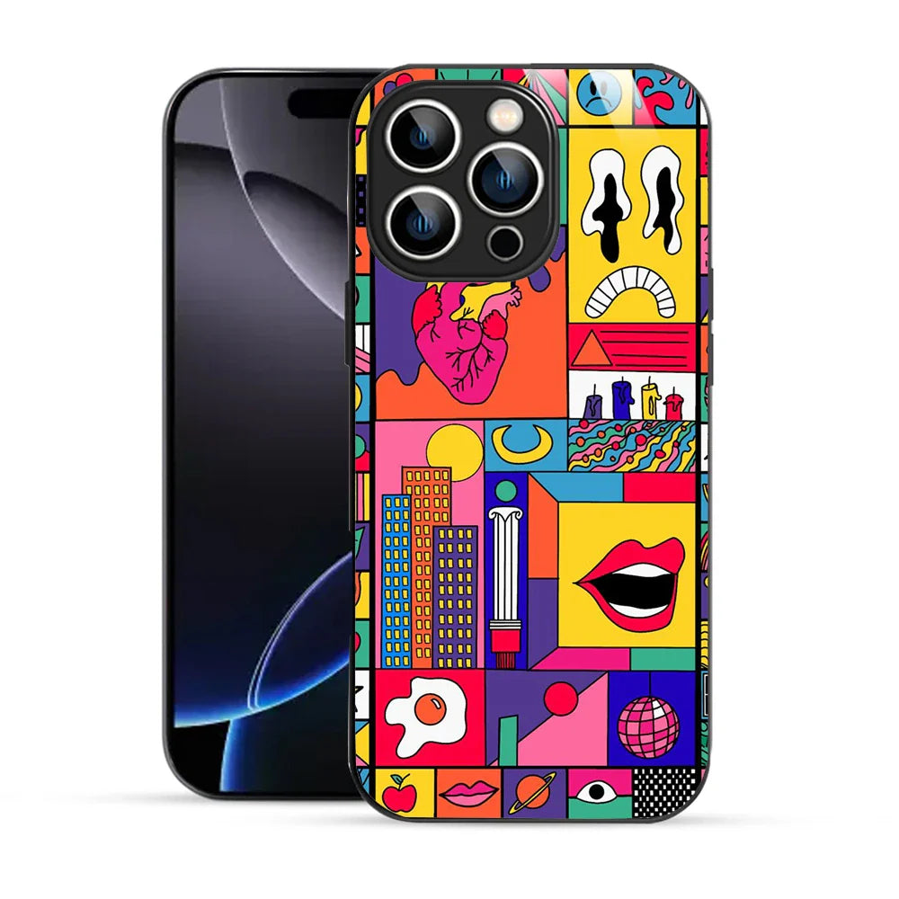 Bornstud Pop Art Collage Printed Case