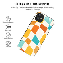 Bornstud Retro Checkerboard Printed Case for iPhone 11