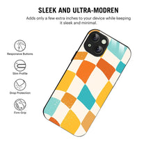 Bornstud Retro Checkerboard Printed Case for iPhone 14 Plus