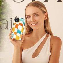 Bornstud Retro Checkerboard Printed Case for iPhone 11