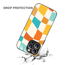 Bornstud Retro Checkerboard Printed Case for iPhone 14 Pro