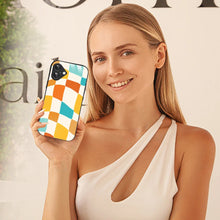 Bornstud Retro Checkerboard Printed Case for iPhone 16