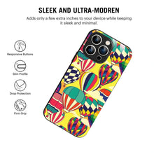 Bornstud Vibrant Hot Air Balloons Printed Case for iPhone 15 Pro