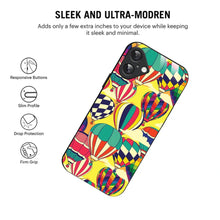 Bornstud Vibrant Hot Air Balloons Printed Case for iPhone 16