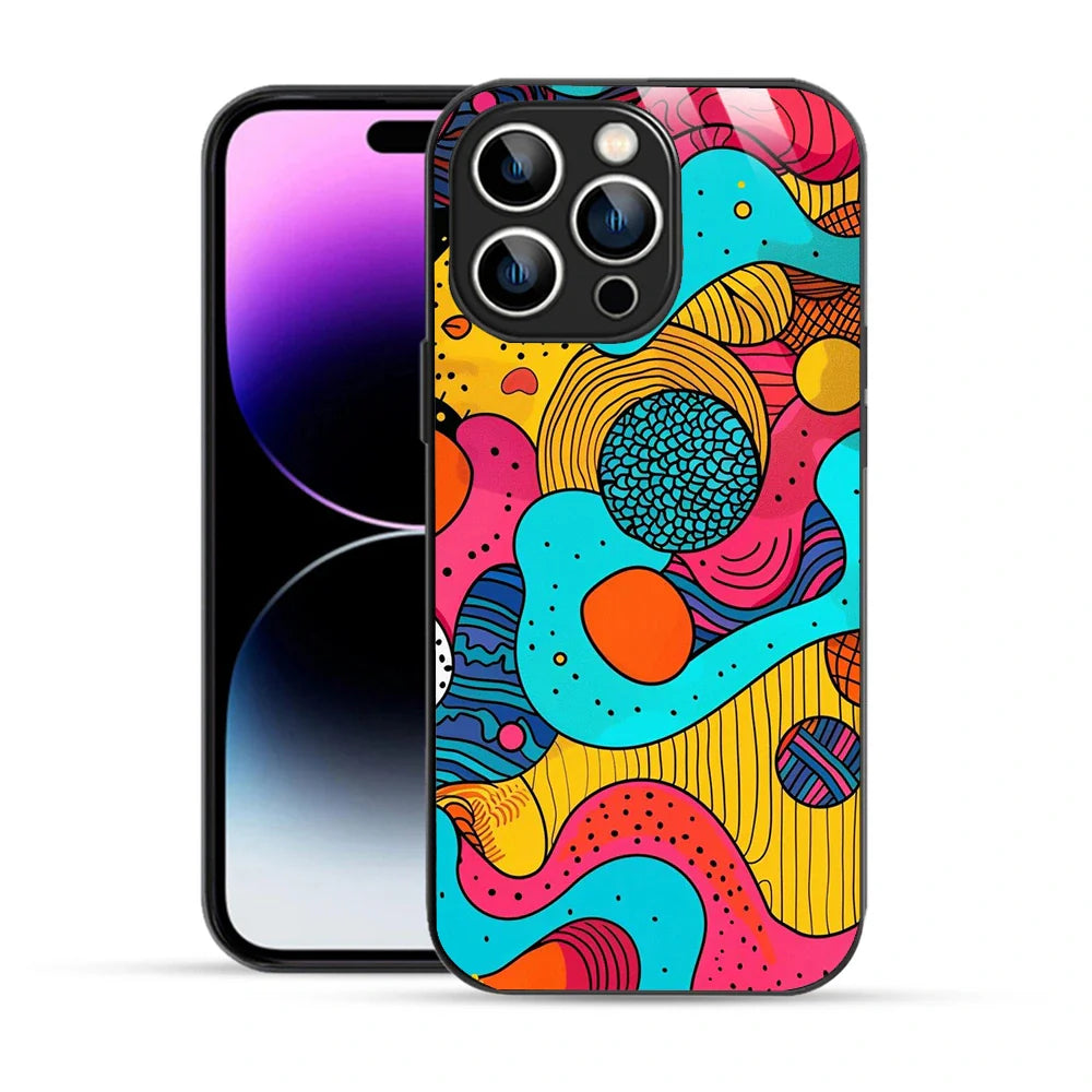 Bornstud Cosmic Chaos Printed Case for iPhone 14 Pro Max