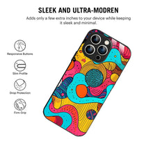 Bornstud Cosmic Chaos Printed Case for iPhone 14 Pro Max