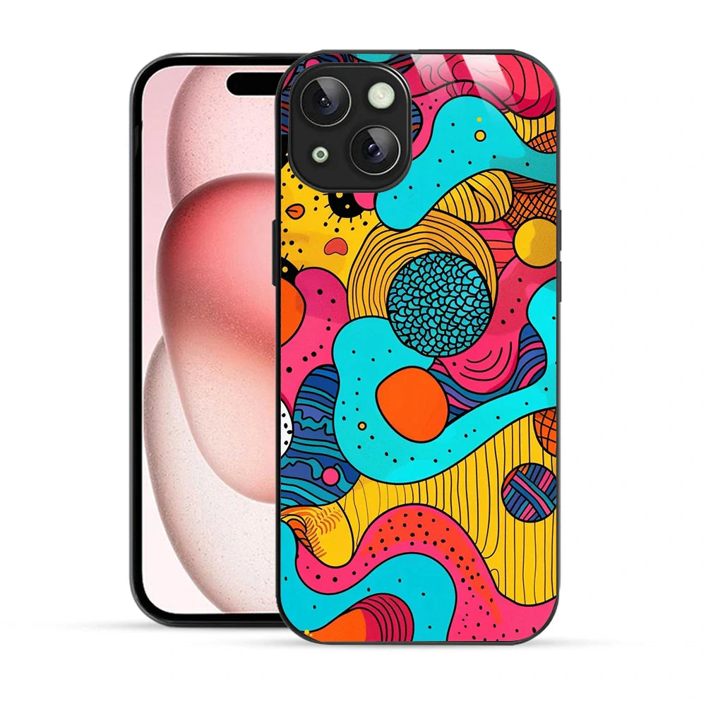 Bornstud Cosmic Chaos Printed Case for iPhone 15 Plus