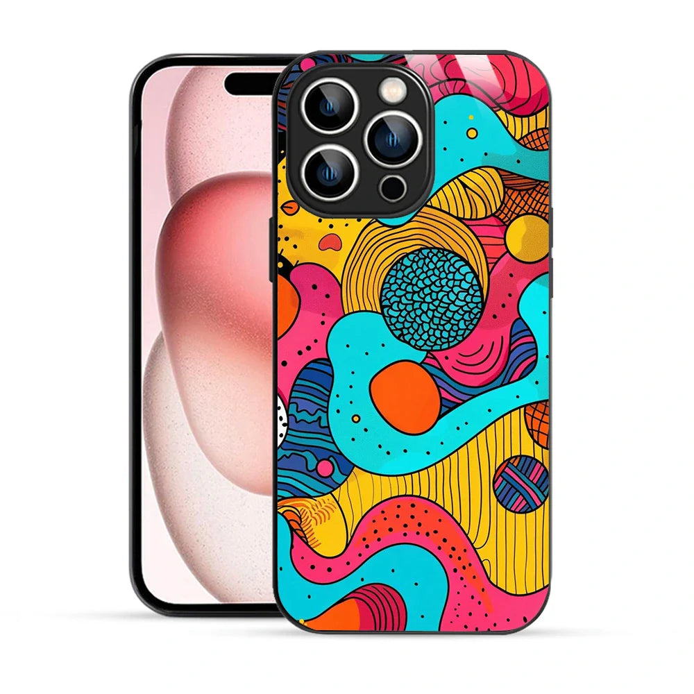Bornstud Cosmic Chaos Printed Case for iPhone 15 Pro