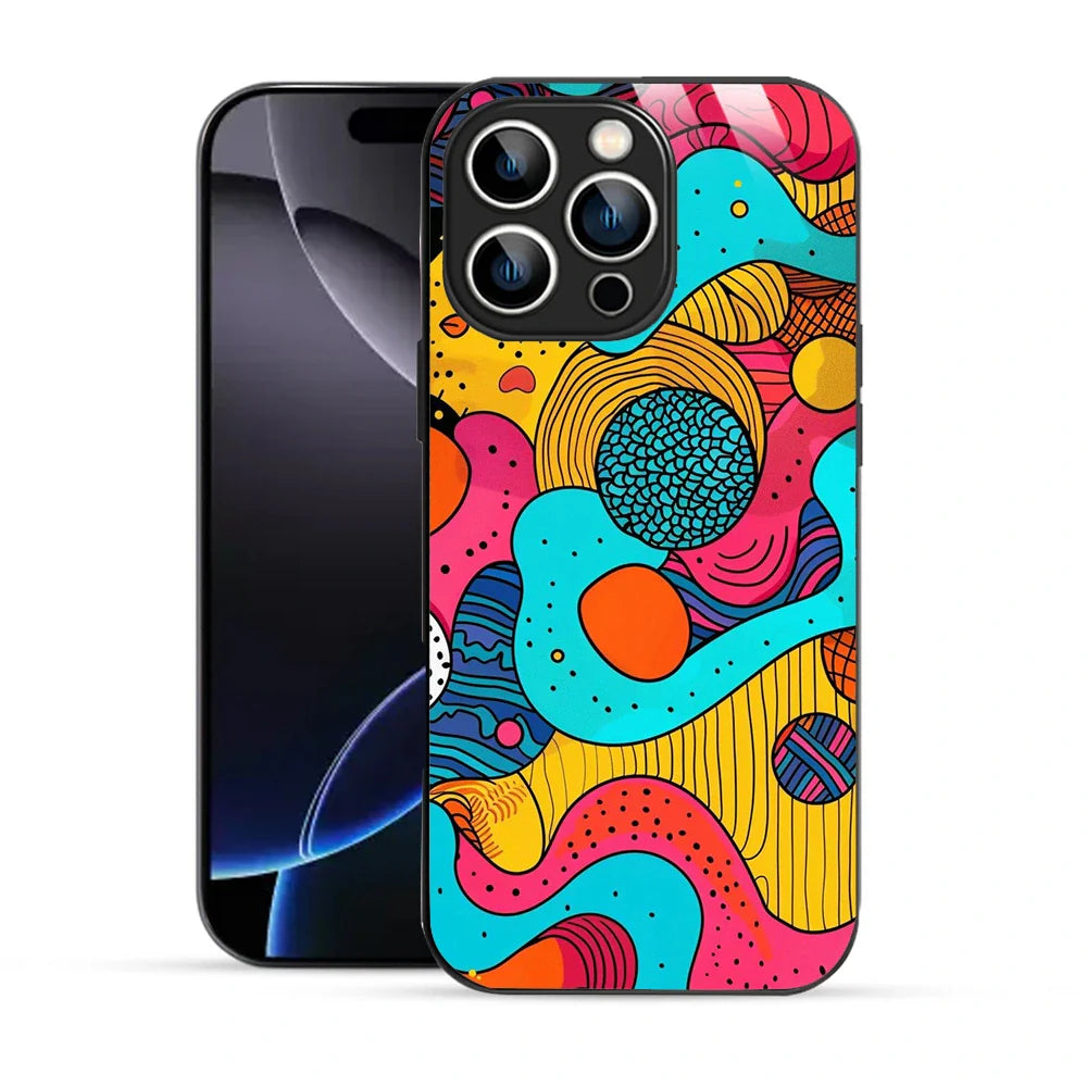 Bornstud Cosmic Chaos Printed Case for iPhone 16 Pro