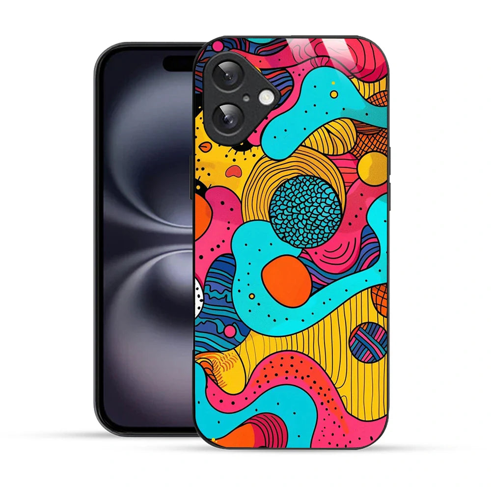 Bornstud Cosmic Chaos Printed Case for iPhone 16 Plus