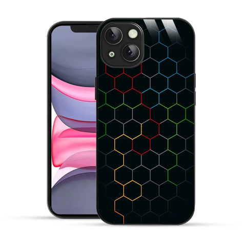 Bornstud Neon Hive Printed Case for iPhone 14 Plus