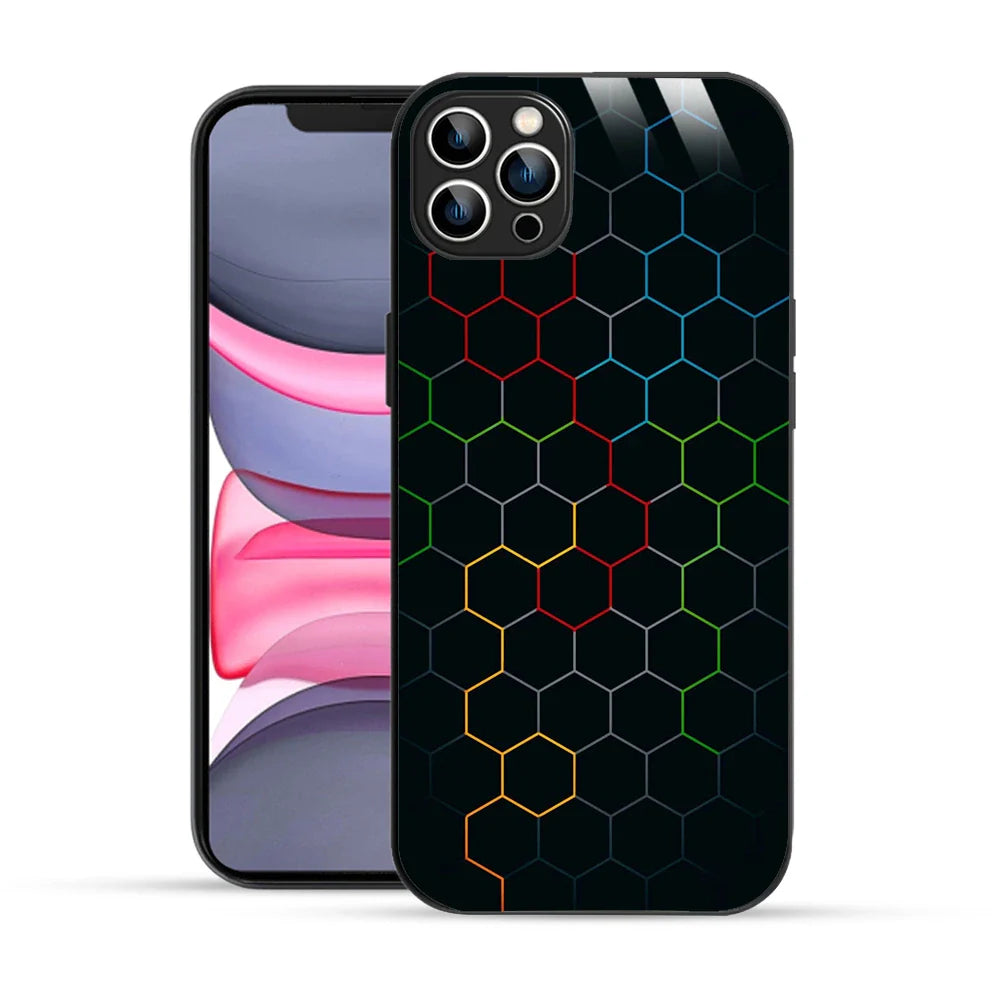 Bornstud Neon Hive Printed Case for iPhone 11 Pro
