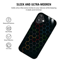 Bornstud Neon Hive Printed Case for iPhone 16