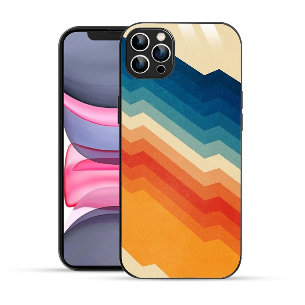 Bornstud Sunset Stripes Printed Case for iPhone 12 Pro