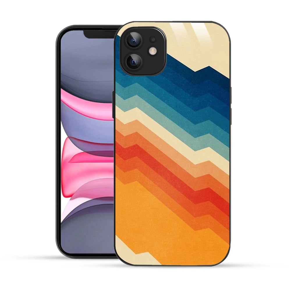 Bornstud Sunset Stripes Printed Case for iPhone 11