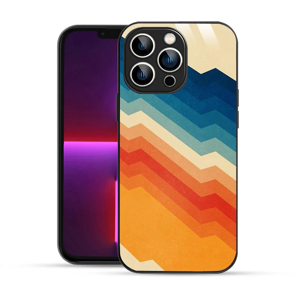 Bornstud Sunset Stripes Printed Case for iPhone 13 Pro