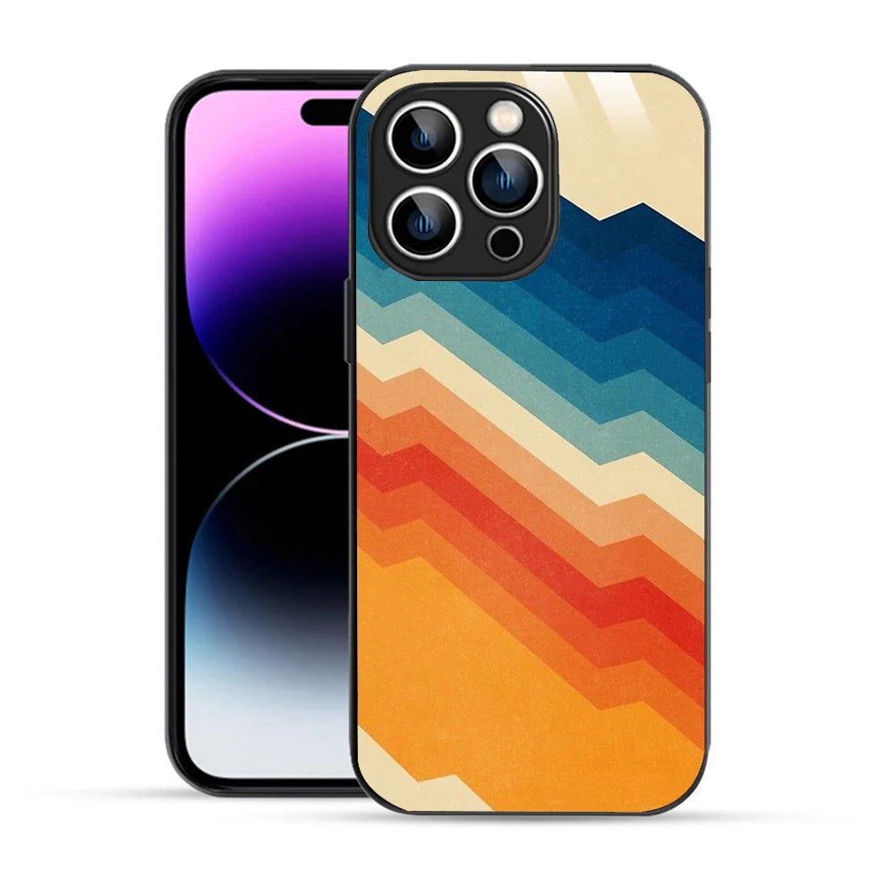 Bornstud Sunset Stripes Printed Case for iPhone 14 Pro