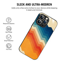 Bornstud Sunset Stripes Printed Case for iPhone 14 Pro