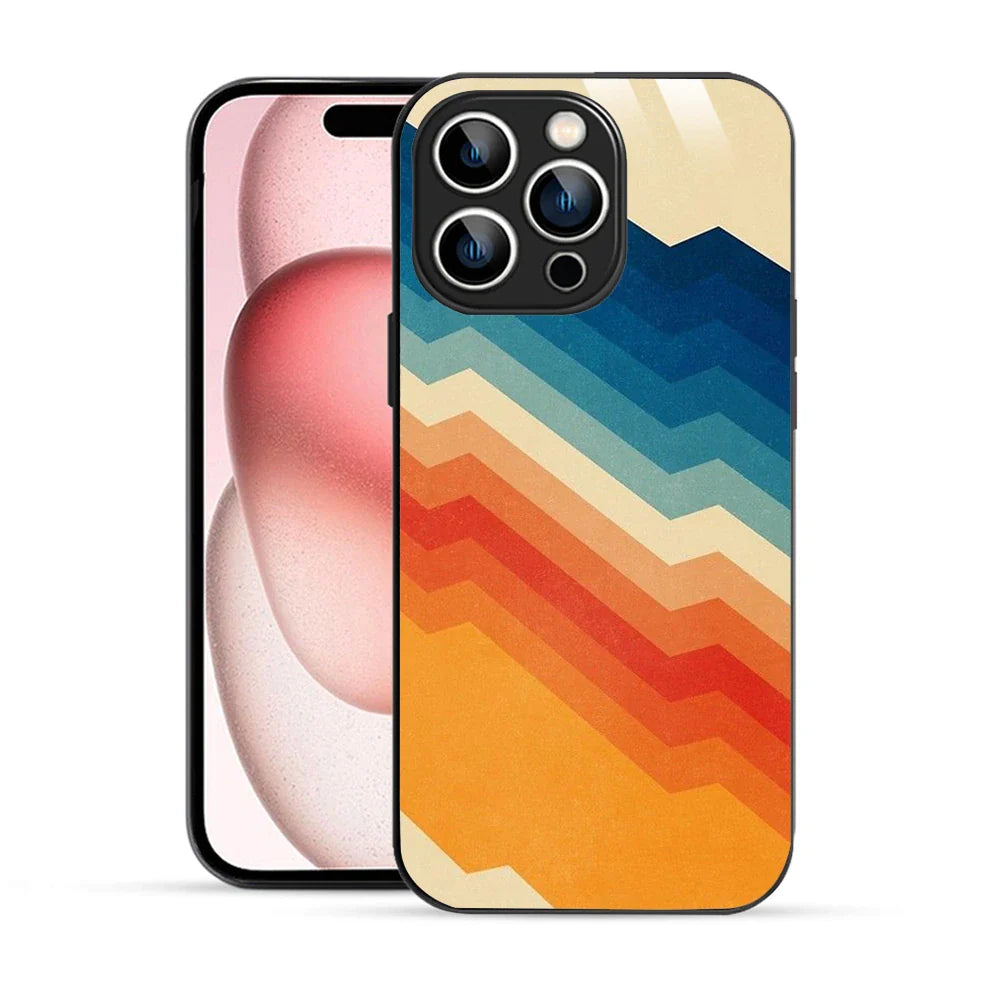 Bornstud Sunset Stripes Printed Case for iPhone 15 Pro