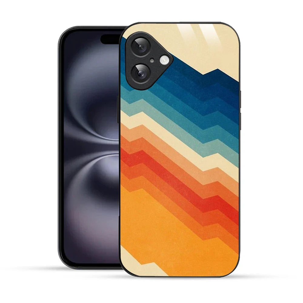 Bornstud Sunset Stripes Printed Case for iPhone 16 Plus