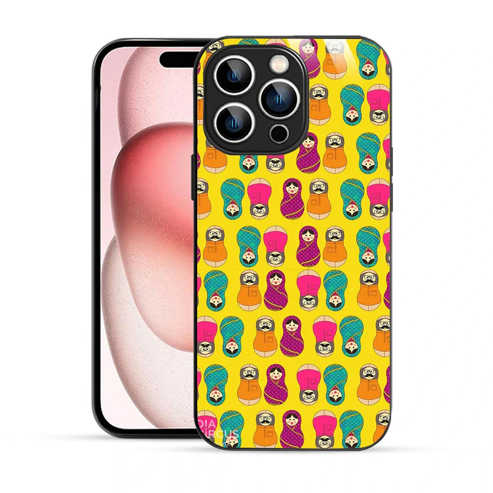 Bornstud Matryoshka Madness Printed Case for iPhone 15 Pro