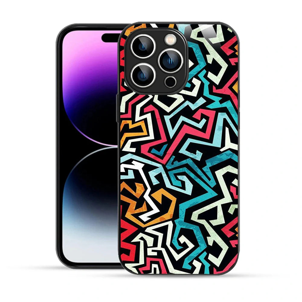 Bornstud Urban Maze Printed Case for iPhone 14 Pro Max