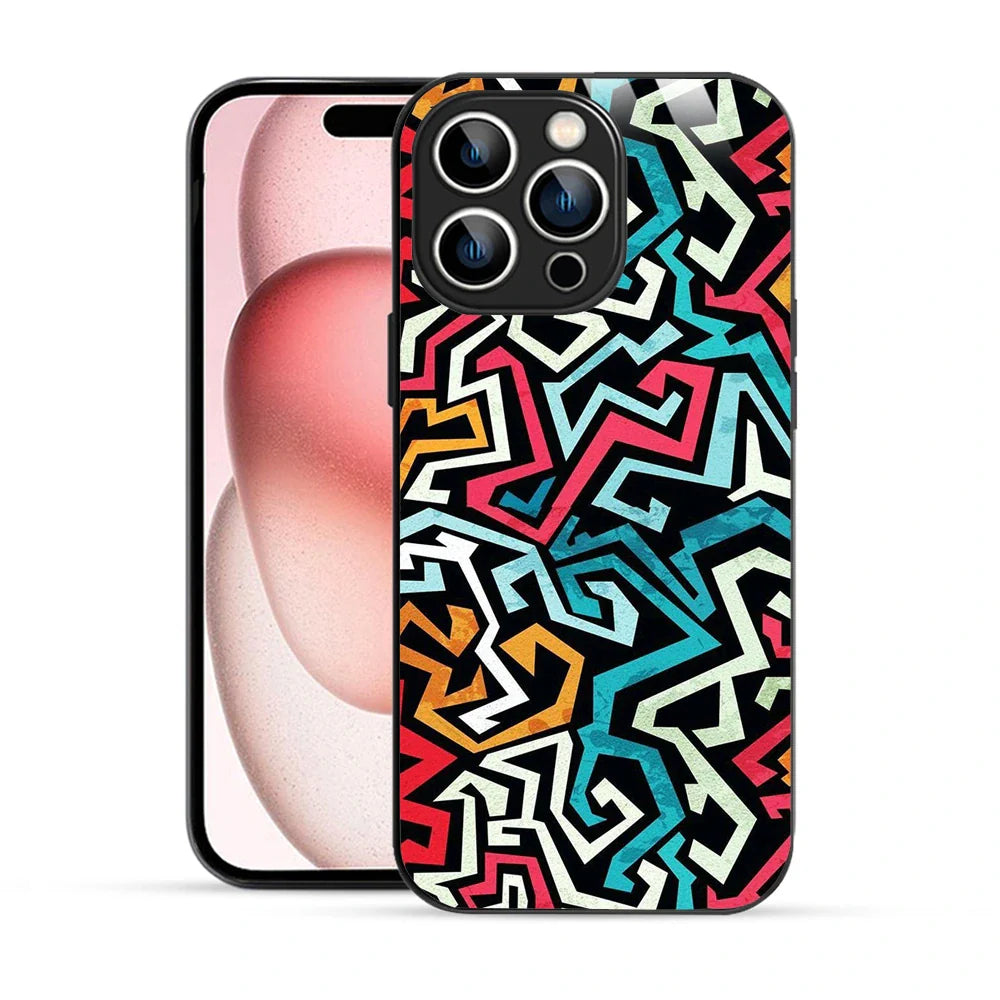 Bornstud Urban Maze Printed Case for iPhone 15 Pro