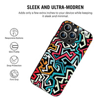 Bornstud Urban Maze Printed Case for iPhone 15 Pro