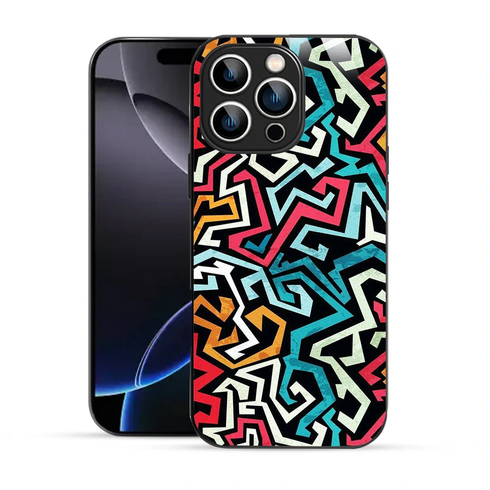 Bornstud Urban Maze Printed Case for iPhone 16 Pro
