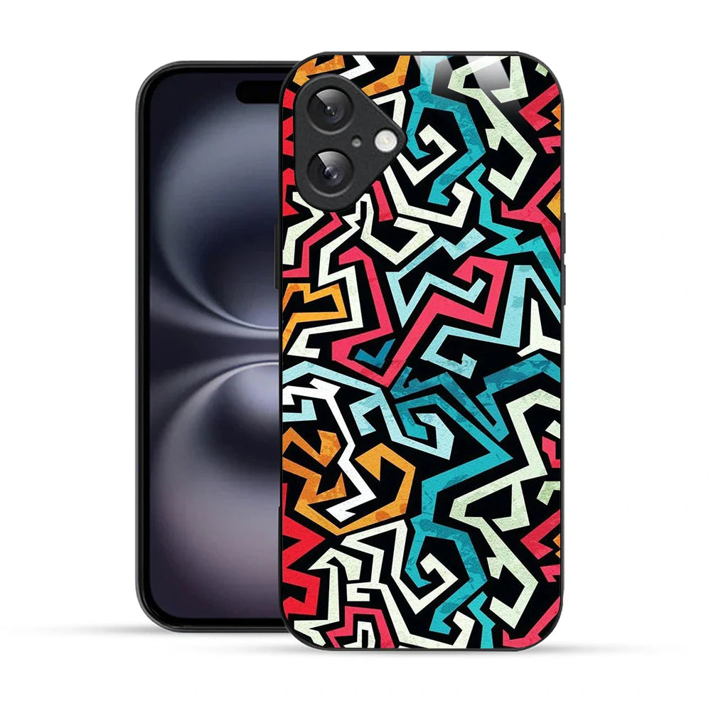 Bornstud Urban Maze Printed Case for iPhone 16 Plus