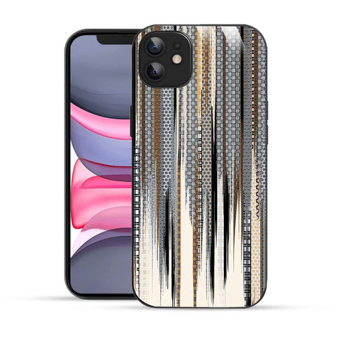 Bornstud Metallic Stripes Printed Case for iPhone 11