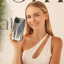 Bornstud Metallic Stripes Printed Case for iPhone 14 Plus